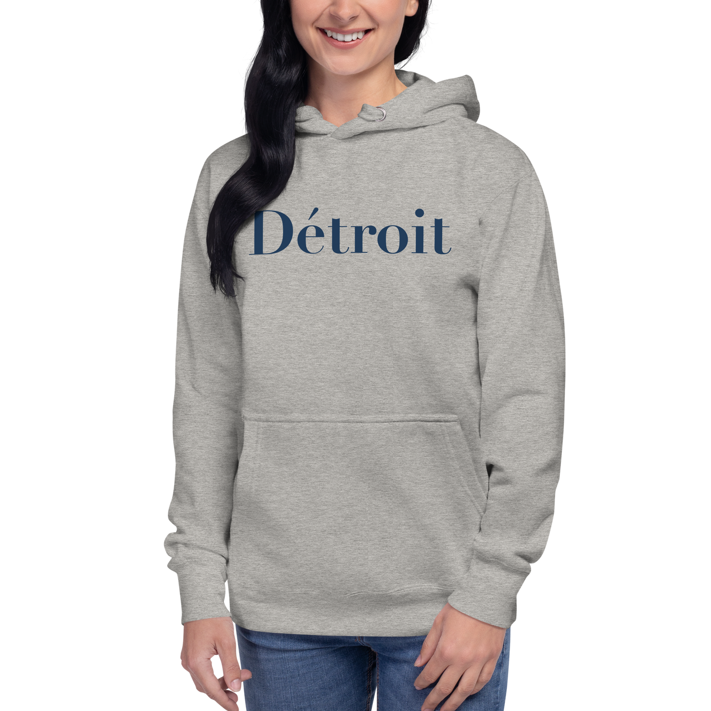 'Détroit' Unisex Premium Hoodie (Didot Font)