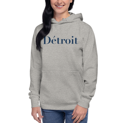 'Détroit' Unisex Premium Hoodie (Didot Font)