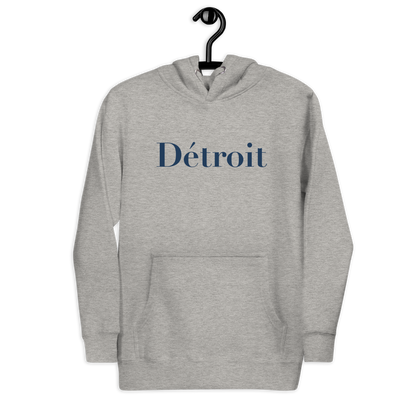 'Détroit' Unisex Premium Hoodie (Didot Font)