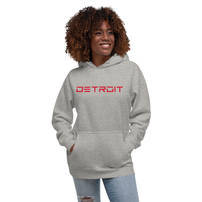 'Detroit' Unisex Premium Hoodie (Electric Font)