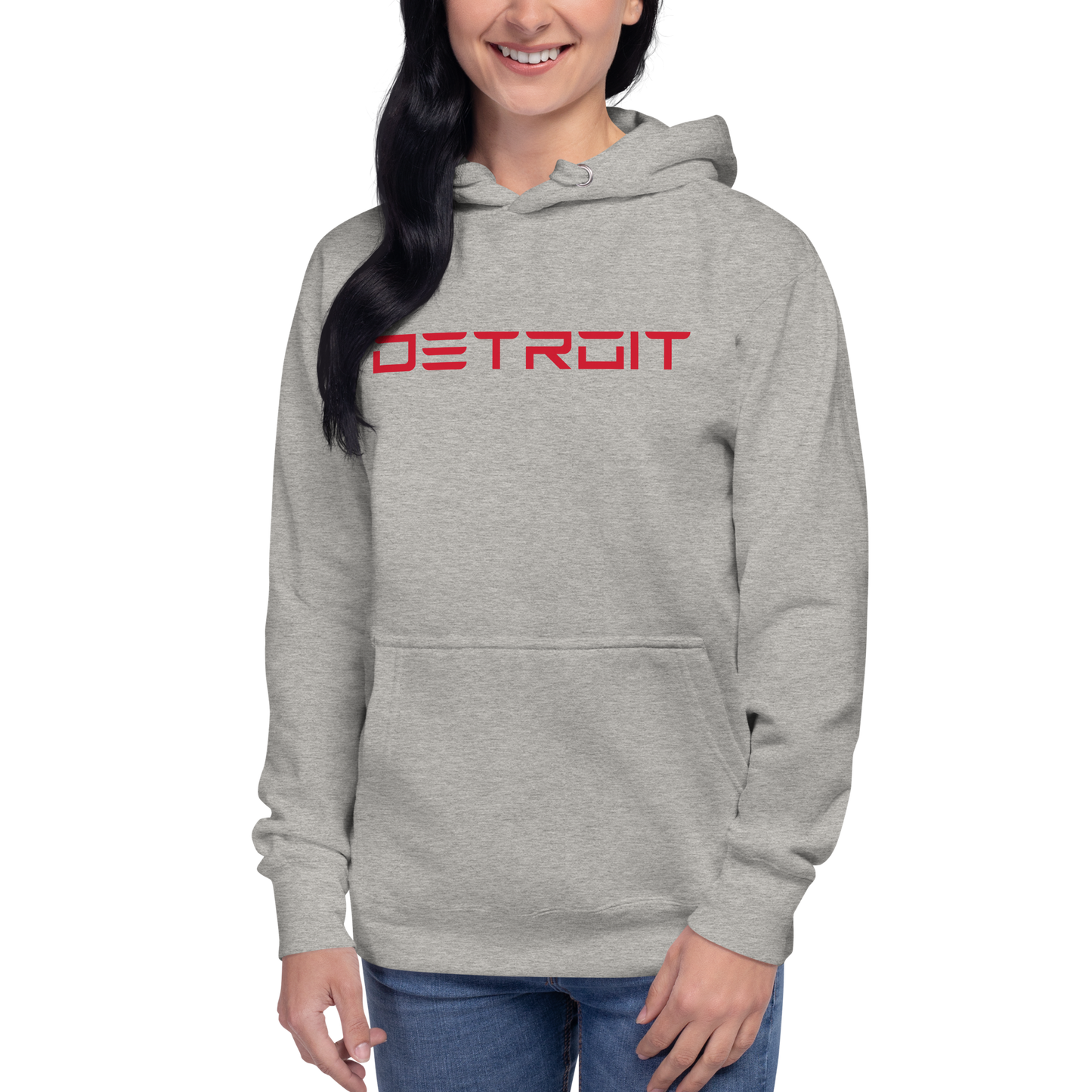 'Detroit' Unisex Premium Hoodie (Electric Font)