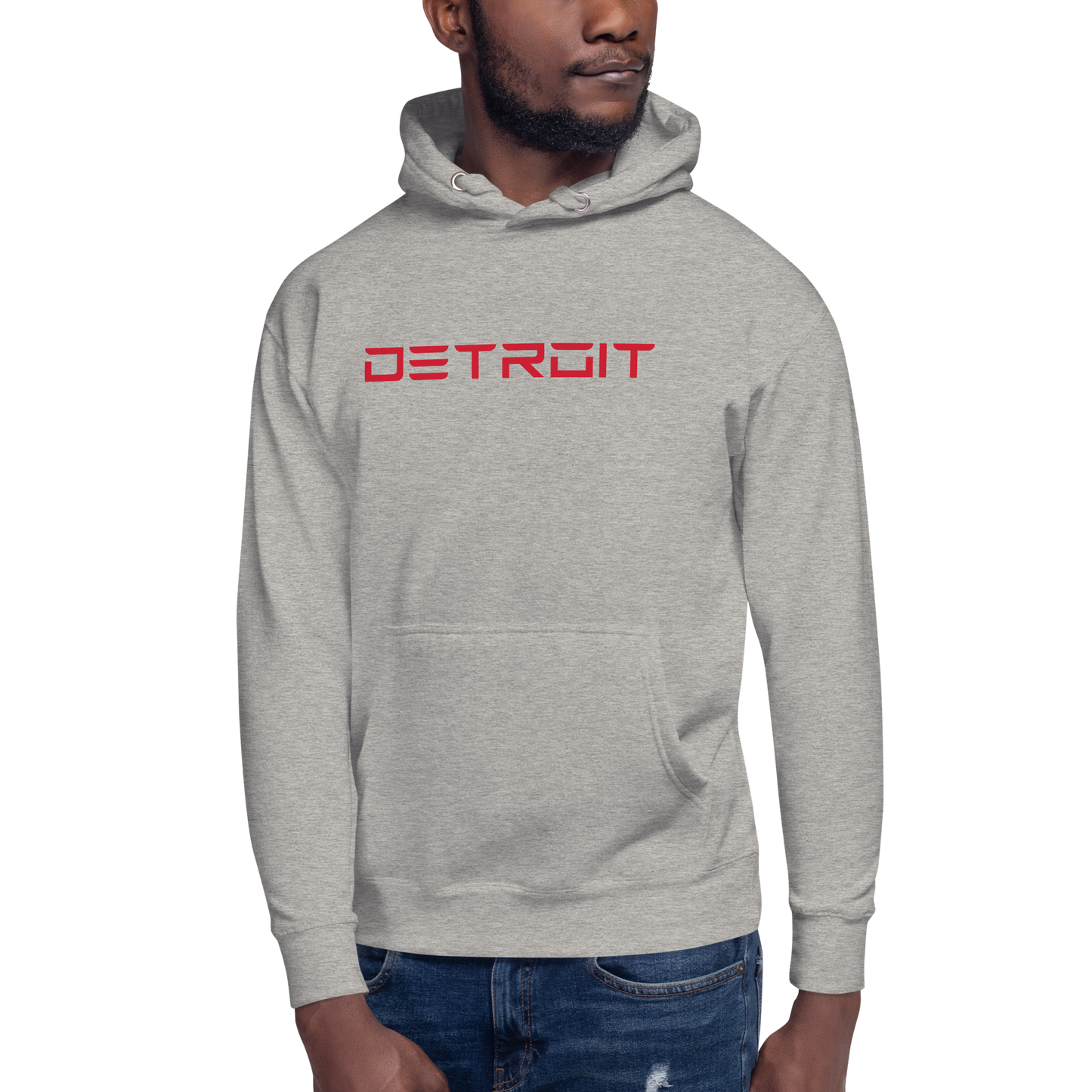 'Detroit' Unisex Premium Hoodie (Electric Font)