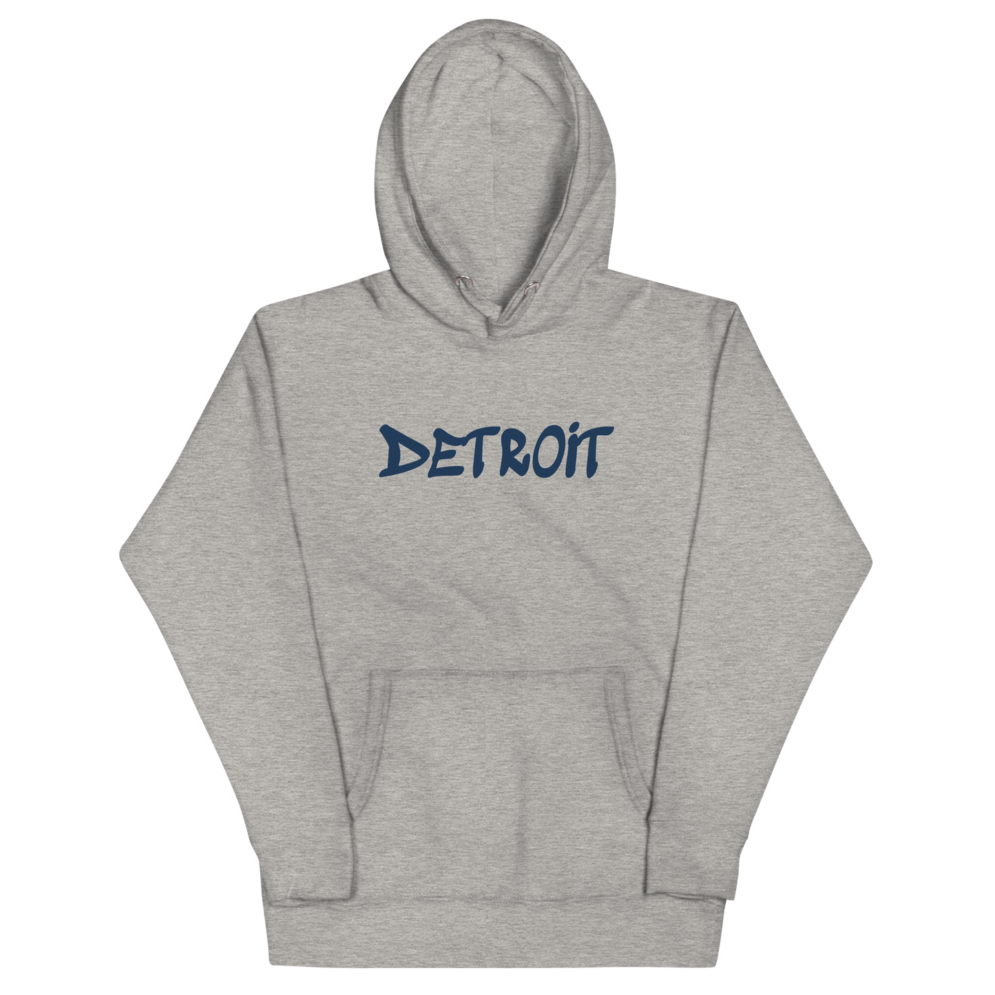 'Detroit' Unisex Premium Hoodie (1980s Hip Hop Font)