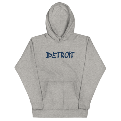 'Detroit' Unisex Premium Hoodie (1980s Hip Hop Font)