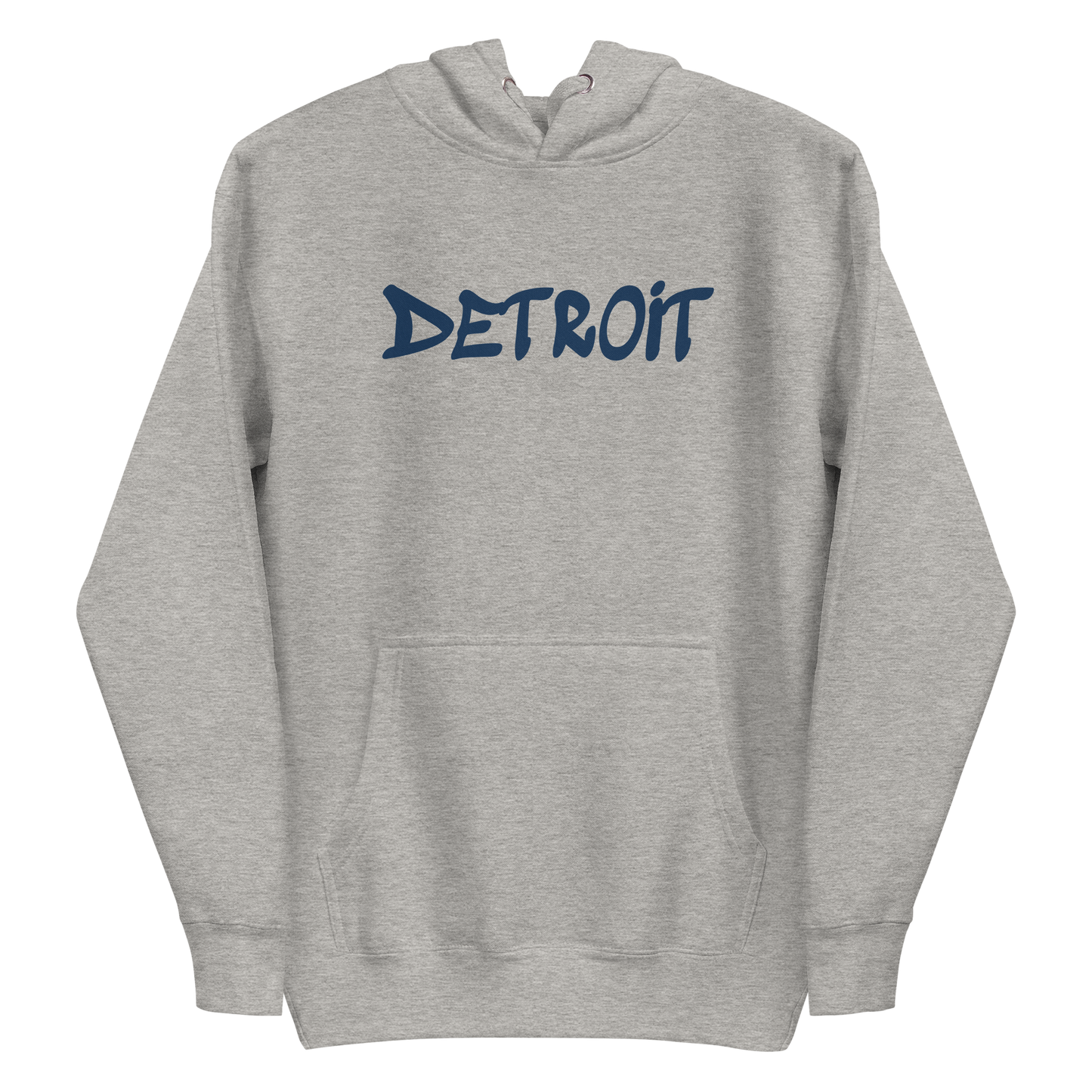 'Detroit' Unisex Premium Hoodie (1980s Hip Hop Font)