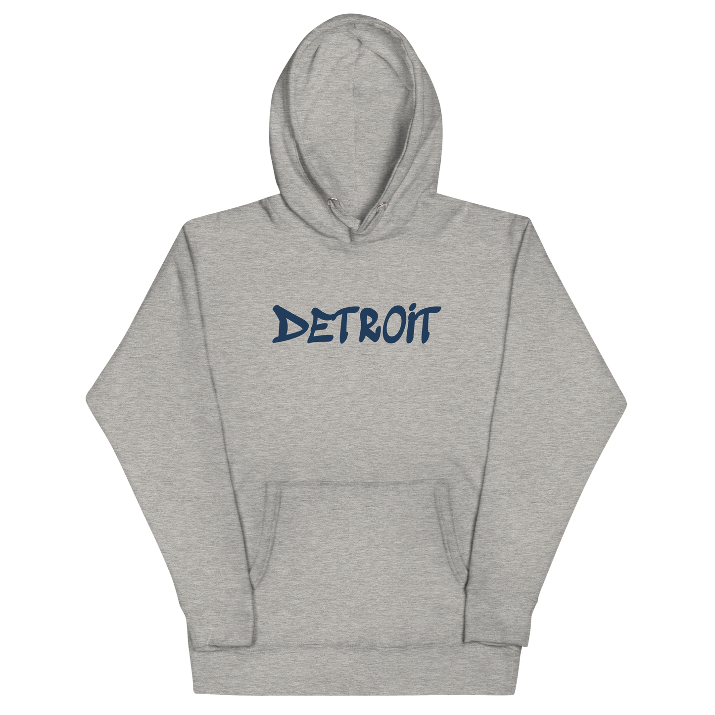 'Detroit' Unisex Premium Hoodie (1980s Hip Hop Font)