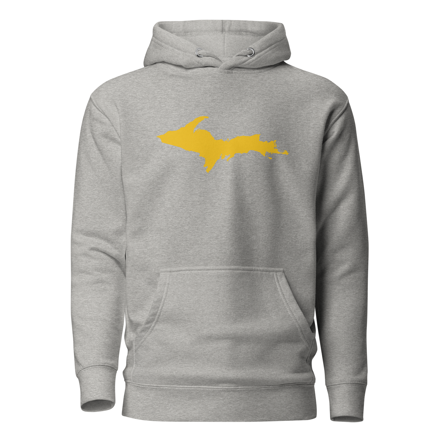 Upper Peninsula Hoodie (w/ Gold UP Outline) | Unisex Premium