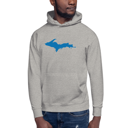 Michigan Upper Peninsula Hoodie (w/ Azure UP Outline) | Unisex Premium