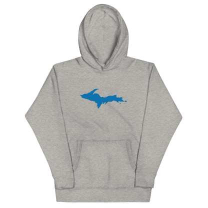 Michigan Upper Peninsula Hoodie (w/ Azure UP Outline) | Unisex Premium