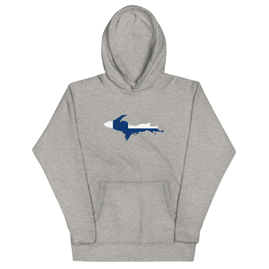 Michigan Upper Peninsula Hoodie (w/ UP Finland Flag Outline) | Unisex Premium