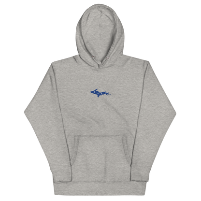 Michigan Upper Peninsula Hoodie (w/ Embroidered UP Quebec Flag Outline) | Unisex Premium