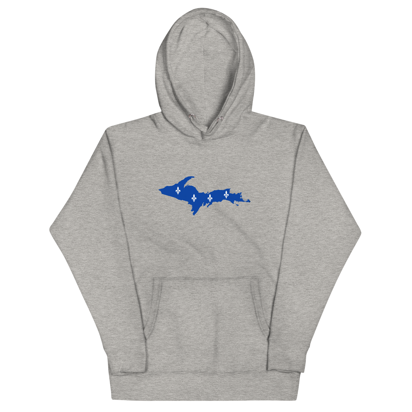 Michigan Upper Peninsula Hoodie (w/ UP Quebec Flag Outline) | Unisex Premium