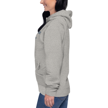 'Grand Rapids EST 1826' Unisex Premium Hoodie (w/ USA Flag Outline)