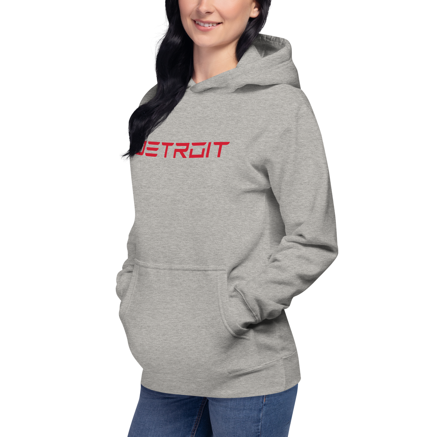 'Detroit' Unisex Premium Hoodie (Electric Font)