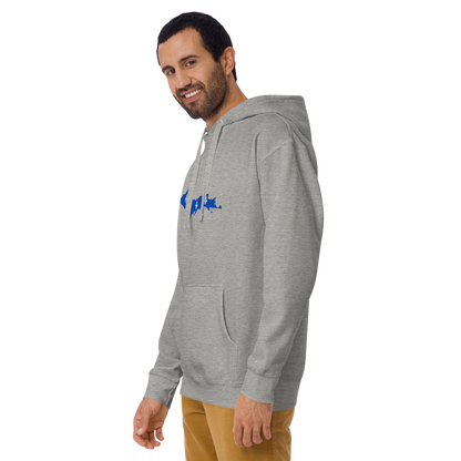 Michigan Upper Peninsula Hoodie (w/ UP Quebec Flag Outline) | Unisex Premium