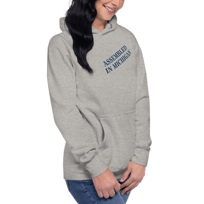 'Assembled in Michigan' Unisex Premium Hoodie