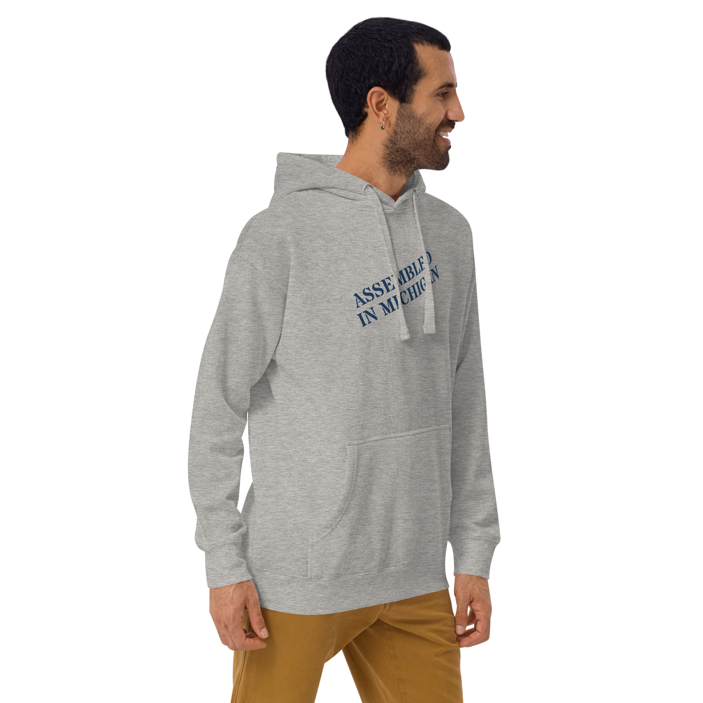 'Assembled in Michigan' Unisex Premium Hoodie