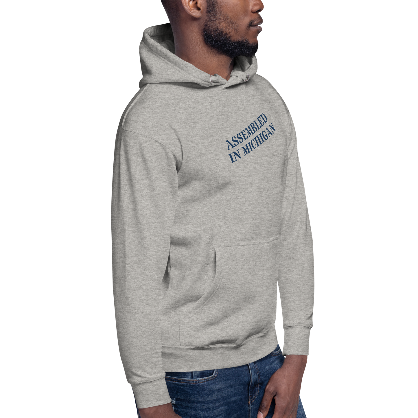 'Assembled in Michigan' Unisex Premium Hoodie