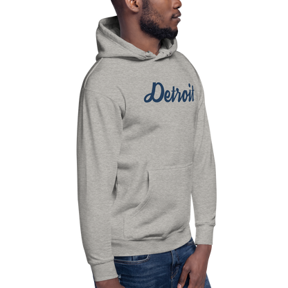 'Detroit' Unisex Premium Hoodie (Script Font)