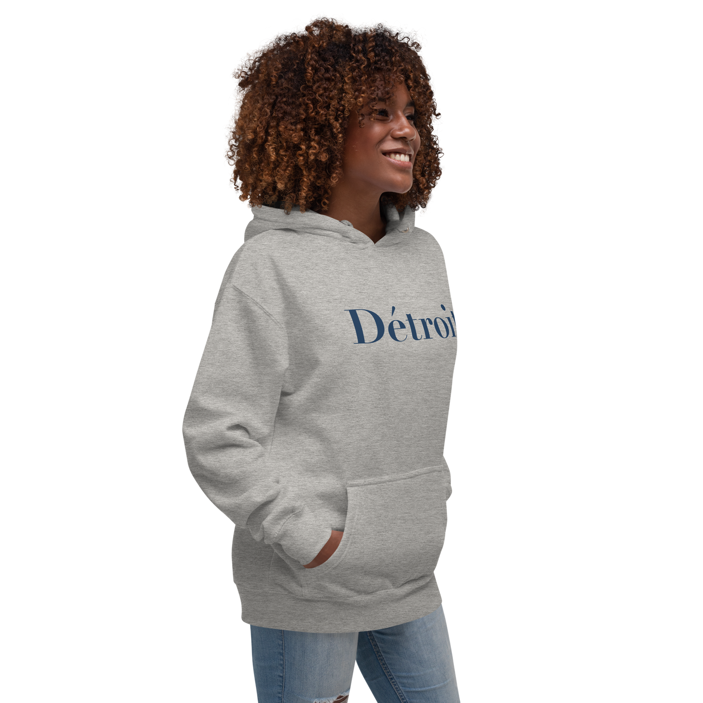 'Détroit' Unisex Premium Hoodie (Didot Font)