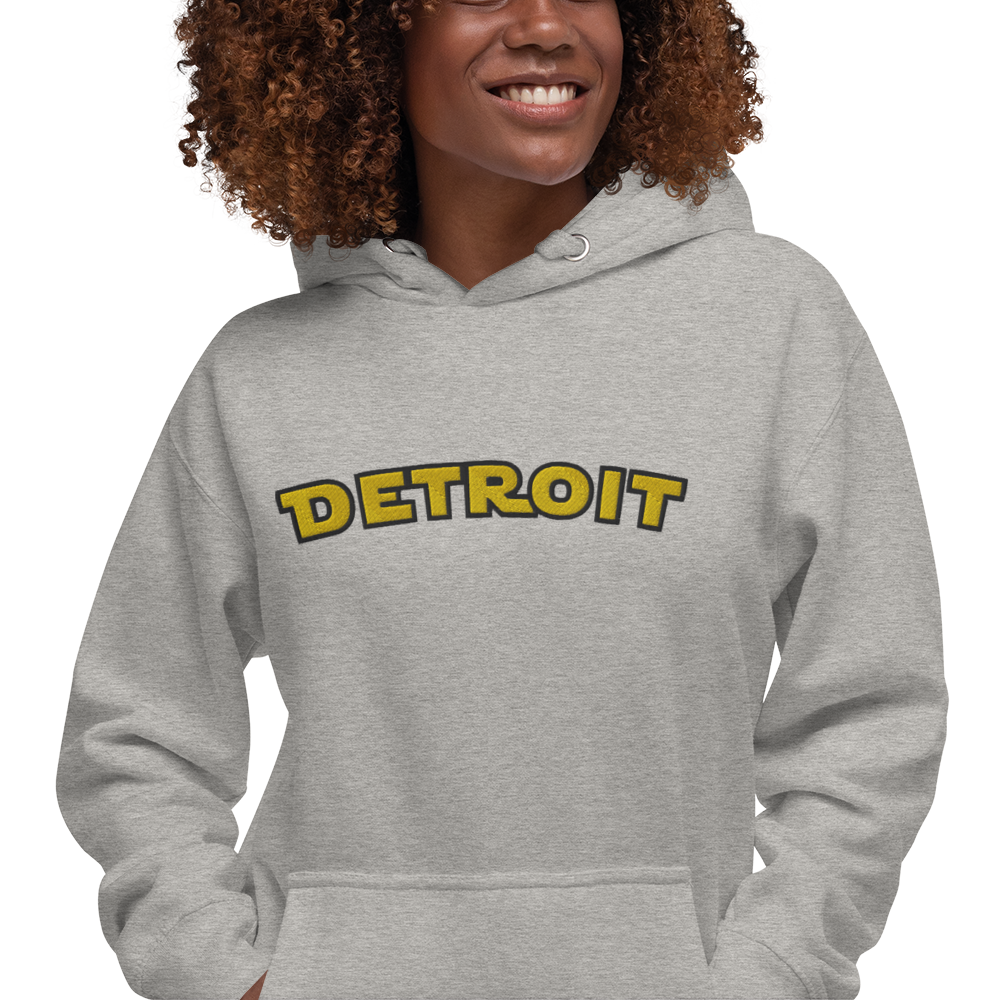 'Detroit' Unisex Premium Hoodie (Epic Sci-Fi Parody) | Embroidered