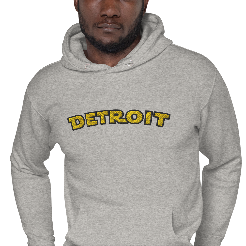 'Detroit' Unisex Premium Hoodie (Epic Sci-Fi Parody) | Embroidered