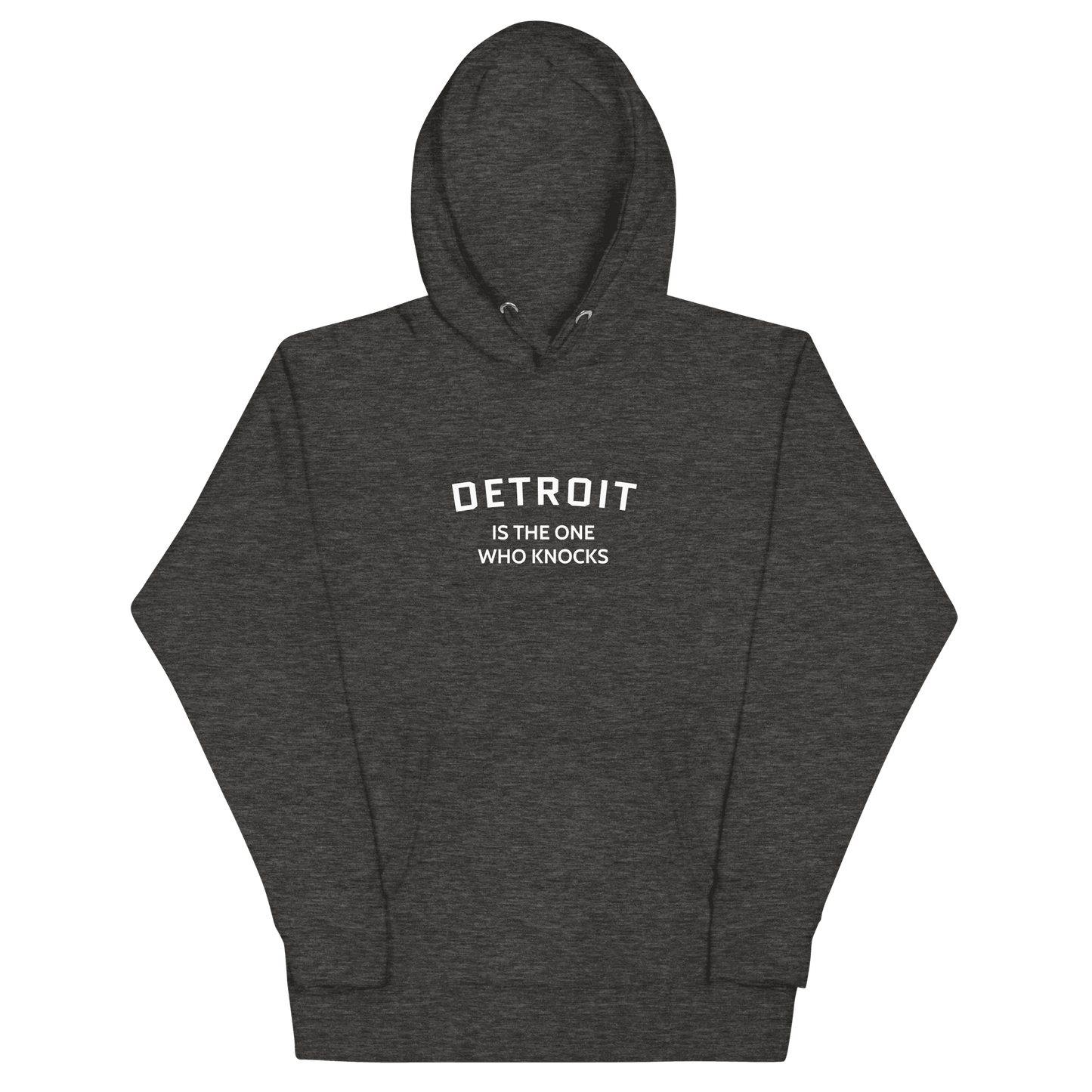 'Detroit is the One Who Knocks' Hoodie | Unisex Premium - Circumspice Michigan