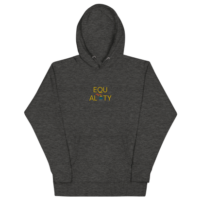 Michigan 'Equality' Premium Hoodie (w/ LGBTQ Pride Colors) | Embroidered - Circumspice Michigan