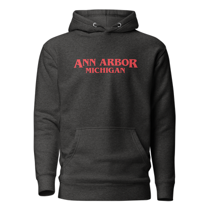 'Ann Arbor Michigan' Unisex Premium Hoodie (1980s Drama Parody)