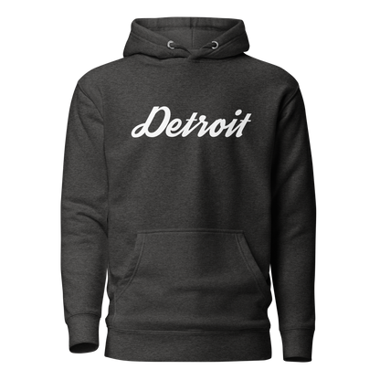 'Detroit' Unisex Premium Hoodie (Script Font)