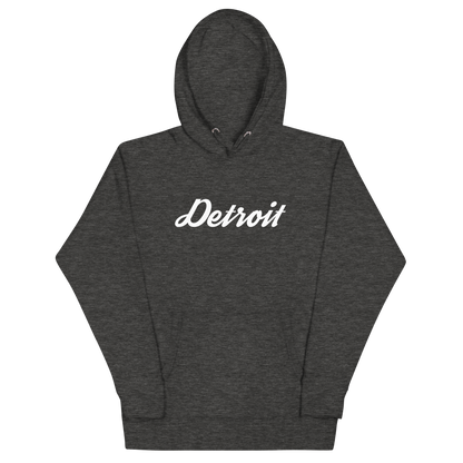 'Detroit' Unisex Premium Hoodie (Script Font)