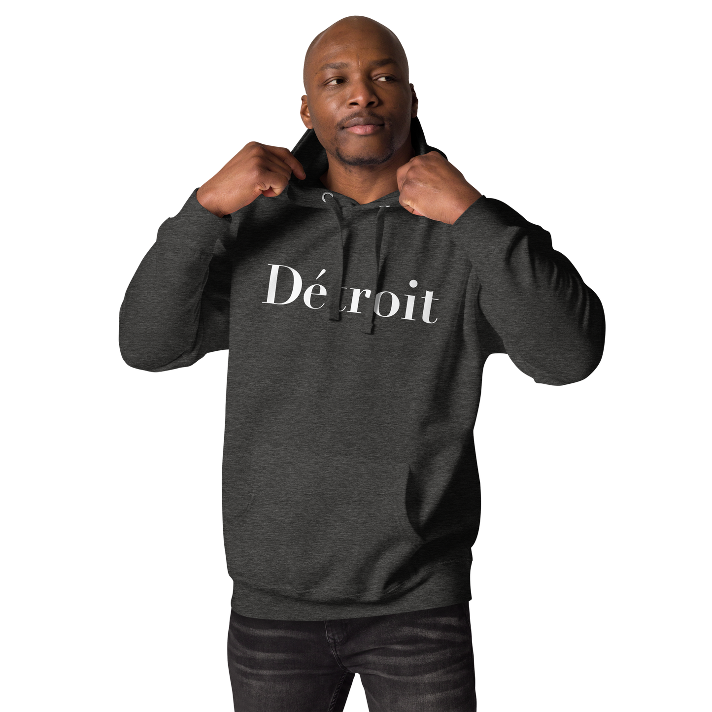 'Détroit' Unisex Premium Hoodie (Didot Font)