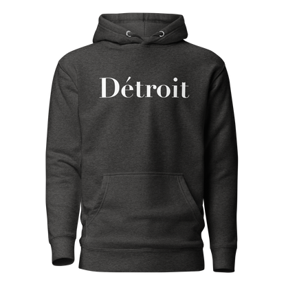 'Détroit' Unisex Premium Hoodie (Didot Font)