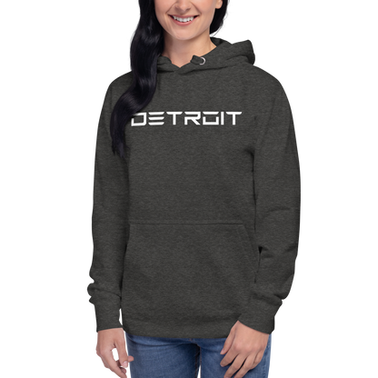 'Detroit' Unisex Premium Hoodie (Electric Font)