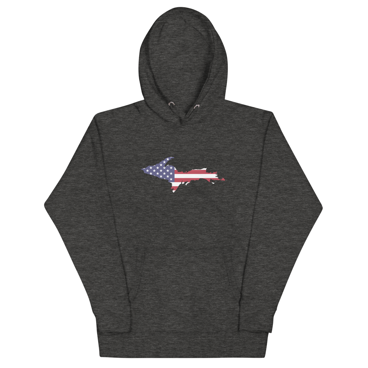 Michigan Upper Peninsula Hoodie (w/ UP USA Flag Outline) | Unisex Premium