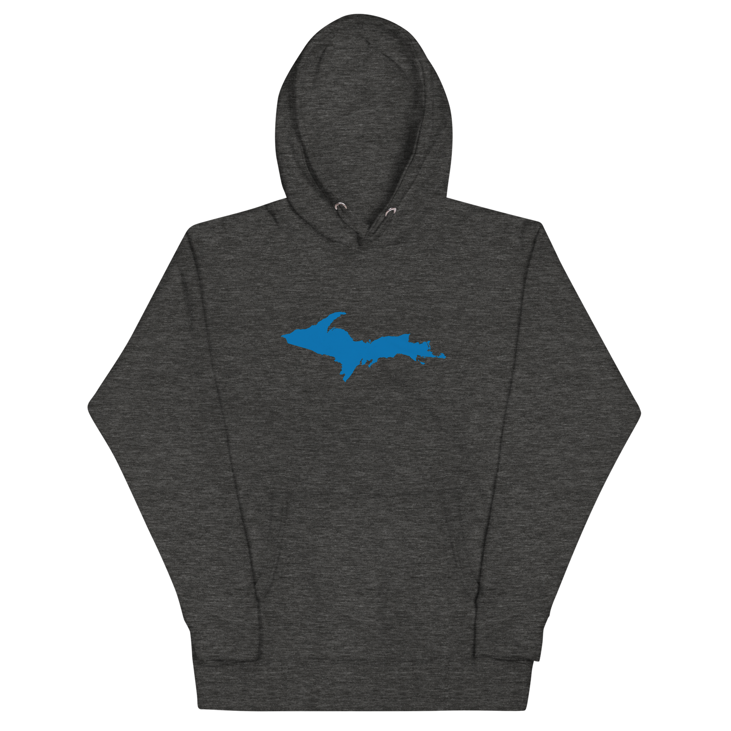 Michigan Upper Peninsula Hoodie (w/ Azure UP Outline) | Unisex Premium