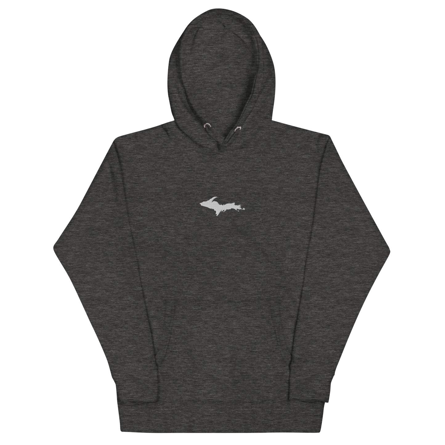 Michigan Upper Peninsula Hoodie (w/ Embroidered UP Outline) | Unisex Premium