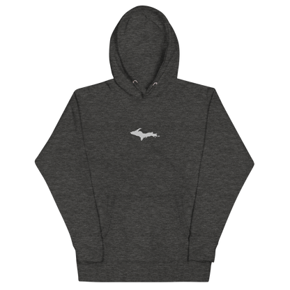 Michigan Upper Peninsula Hoodie (w/ Embroidered UP Outline) | Unisex Premium