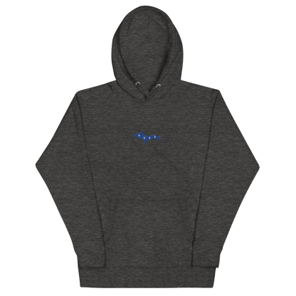 Michigan Upper Peninsula Hoodie (w/ Embroidered UP Quebec Flag Outline) | Unisex Premium