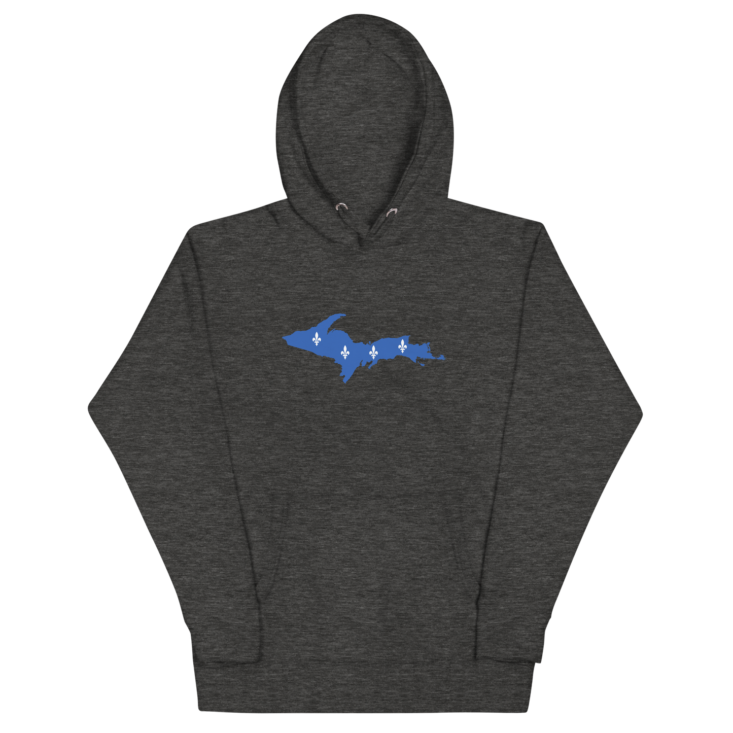 Michigan Upper Peninsula Hoodie (w/ UP Quebec Flag Outline) | Unisex Premium