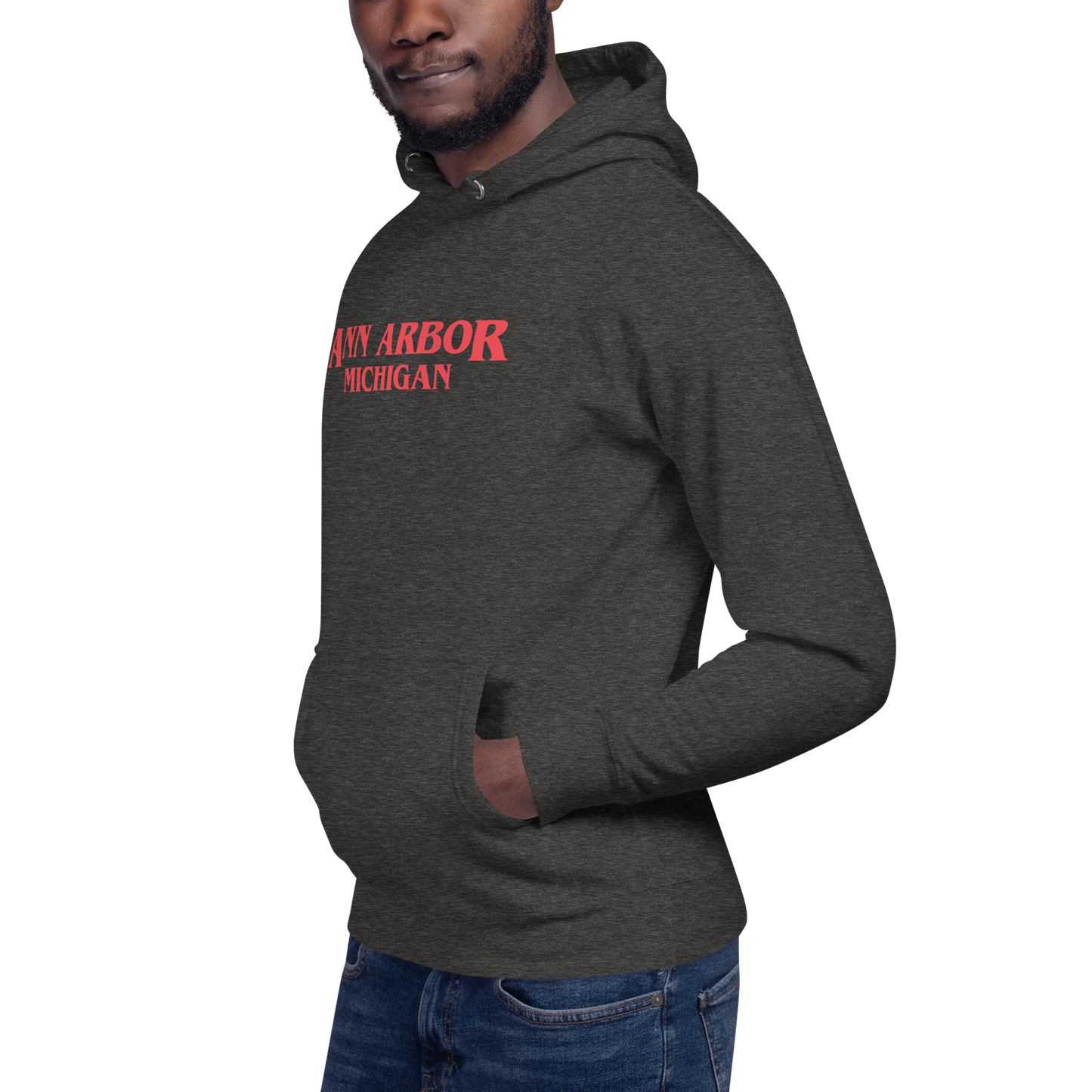 'Ann Arbor Michigan' Unisex Premium Hoodie (1980s Drama Parody)