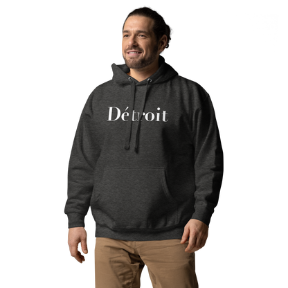 'Détroit' Unisex Premium Hoodie (Didot Font)