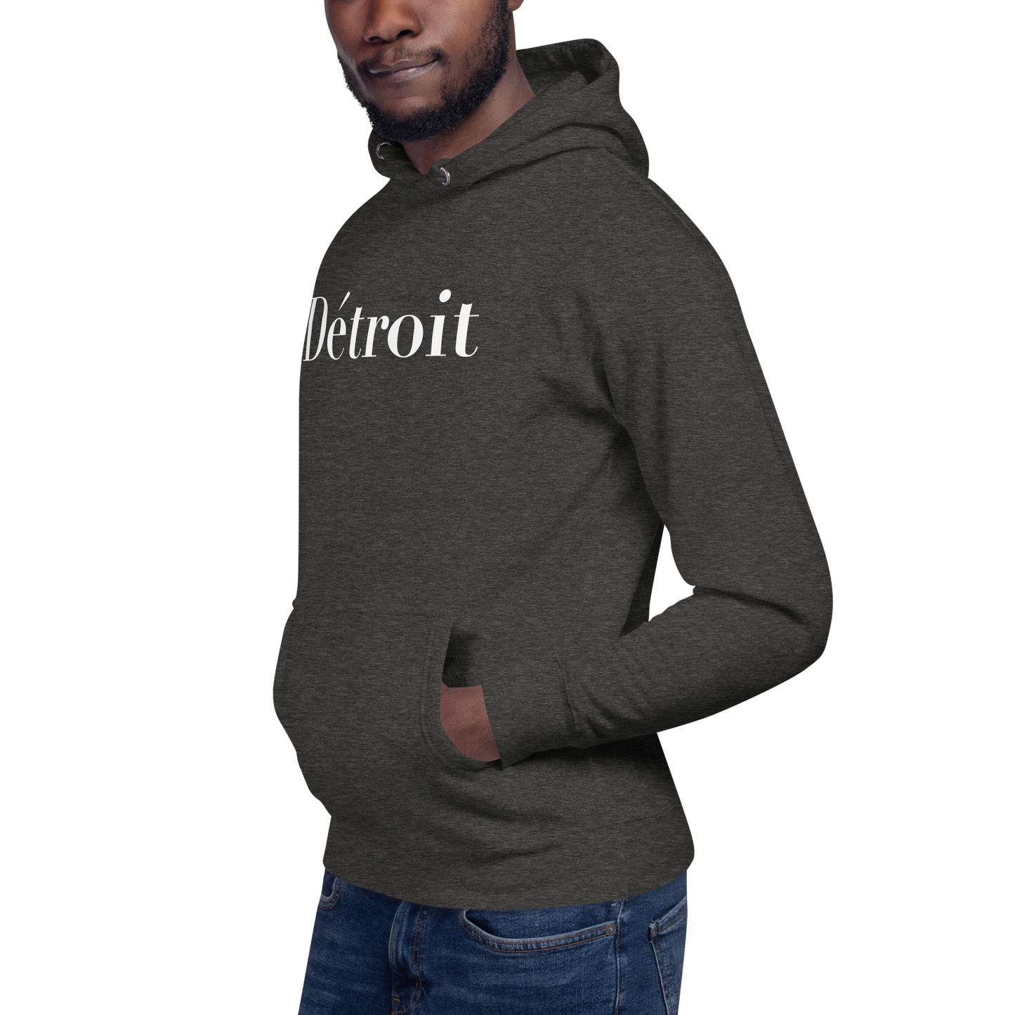 'Détroit' Unisex Premium Hoodie (Didot Font)