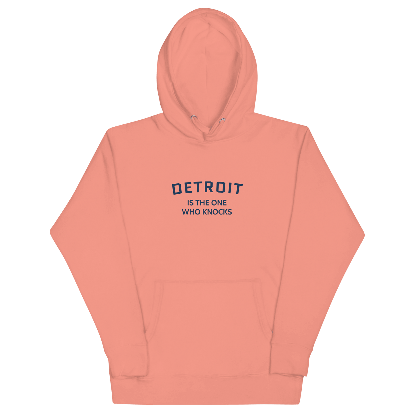 'Detroit is the One Who Knocks' Hoodie | Unisex Premium - Circumspice Michigan