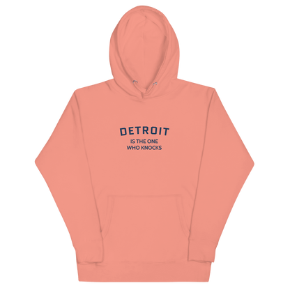 'Detroit is the One Who Knocks' Hoodie | Unisex Premium - Circumspice Michigan