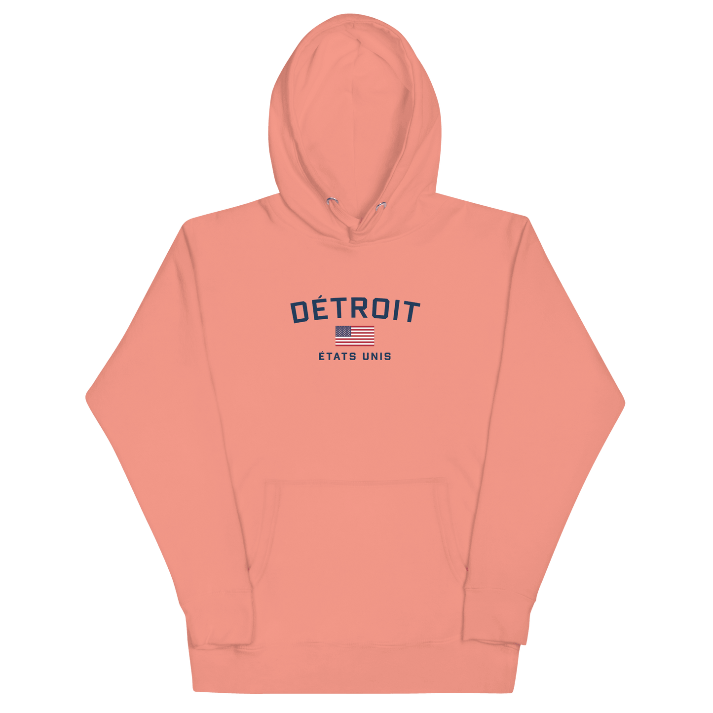 'Détroit États Unis' Hoodie | Unisex Premium - Circumspice Michigan