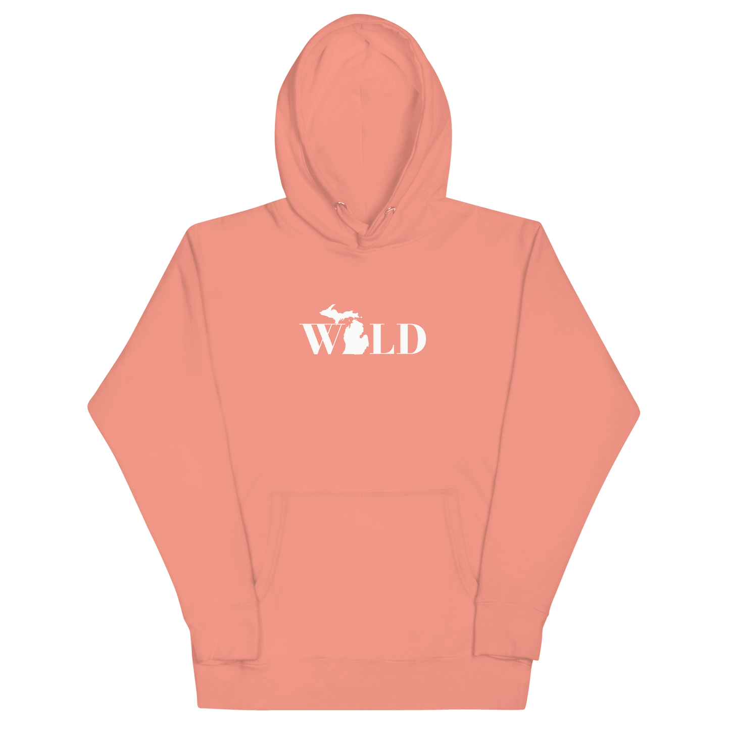 Michigan 'Wild' Hoodie (Didone Font w/ MI Outline) | Unisex Premium - Circumspice Michigan