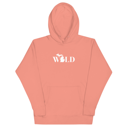 Michigan 'Wild' Hoodie (Didone Font w/ MI Outline) | Unisex Premium - Circumspice Michigan