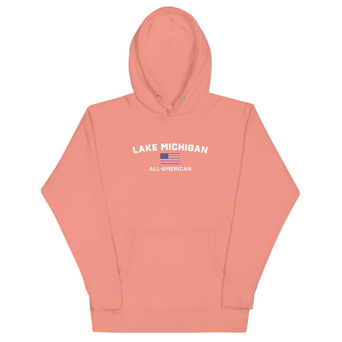 'Lake Michigan All American' Hoodie | Unisex Premium - Circumspice Michigan