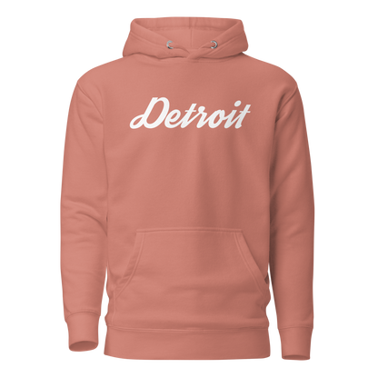 'Detroit' Unisex Premium Hoodie (Script Font)